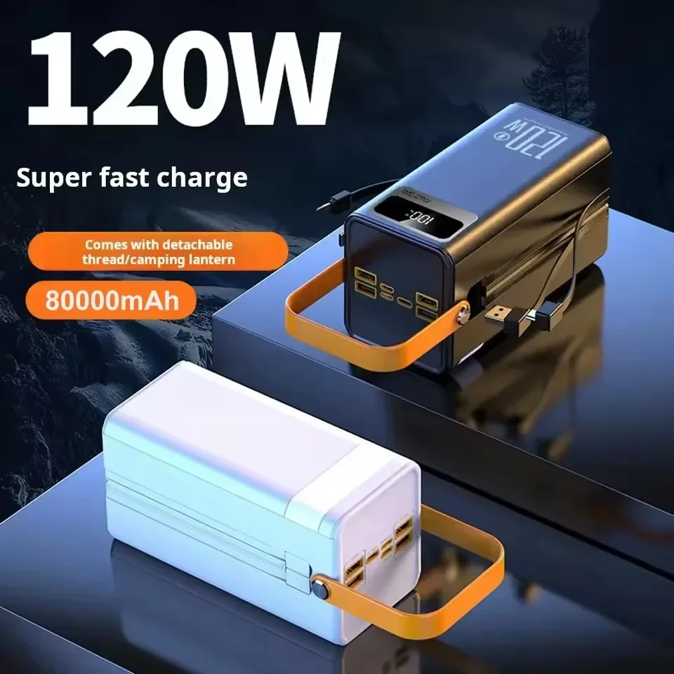 120W Fast Charging Power Bank  - огляд і ціна Outdoor Power Adapter Usb C